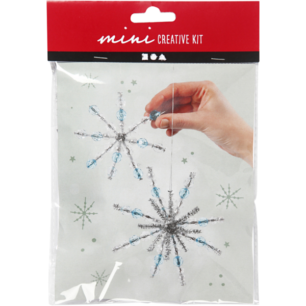Mini Kreativ Set, Schneeflocken, 1 Pck – Bild 2