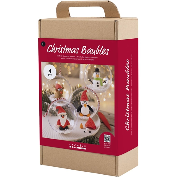 Kreativ Set Weihnachtskugeln, Modellieren, 1 Pck – Bild 3