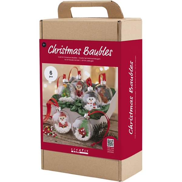 Kreativ Set Weihnachtskugeln, Perlen, 1 Pck – Bild 3