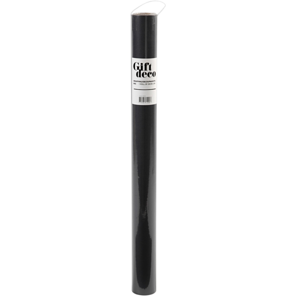 Geschenkpapier , B 50 cm, 60 g, Schwarz, 5 m/ 1 Rolle – Bild 3