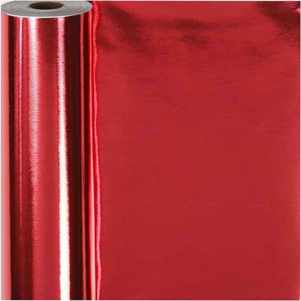 Geschenkpapier, B 50 cm, 65 g, Rot, 100 m/ 1 Rolle – Bild 3