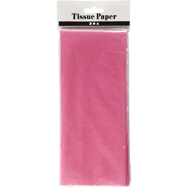 Seidenpapier, 50x70 cm, 14 g, Pink, 10 Bl./ 1 Pck – Bild 2