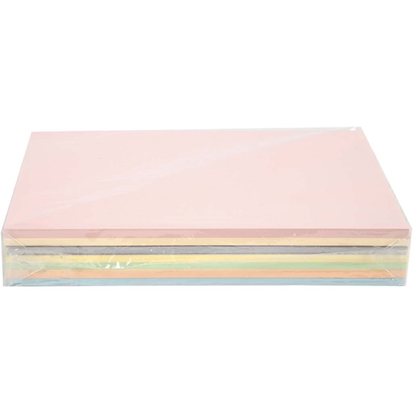 Pastellkarton, A4, 210x297 mm, 160 g, Pastellfarben, 210 Bl. sort./ 1 Pck – Bild 4