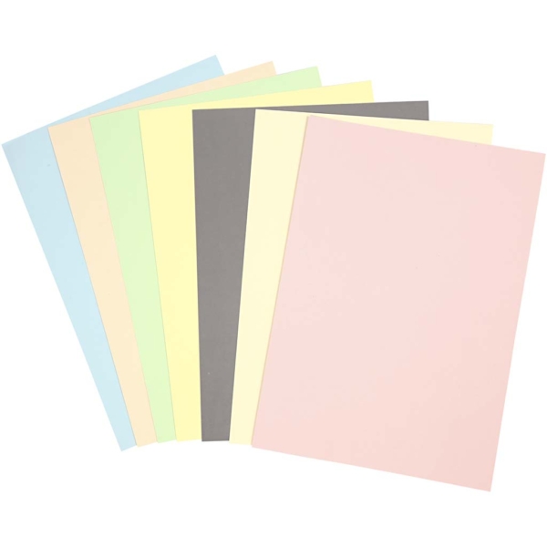 Pastellkarton, A4, 210x297 mm, 160 g, Pastellfarben, 210 Bl. sort./ 1 Pck – Bild 5