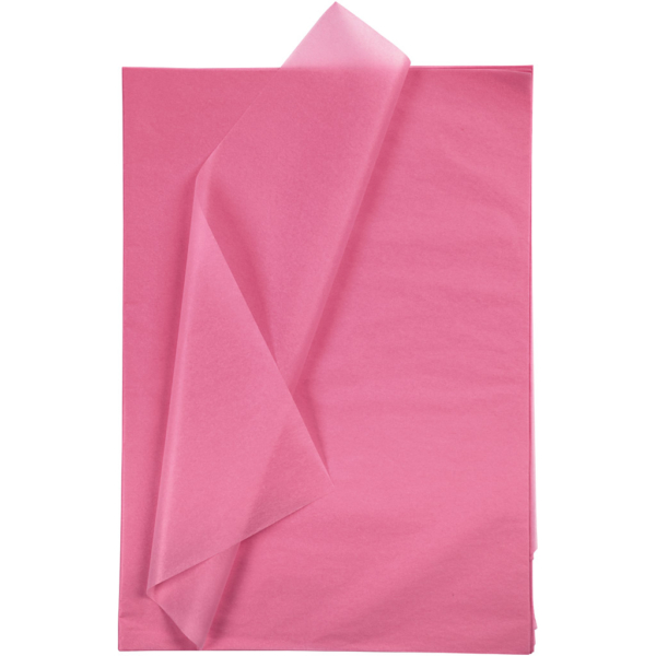 Seidenpapier, 50x70 cm, 14 g, Pink, 25 Bl./ 1 Pck