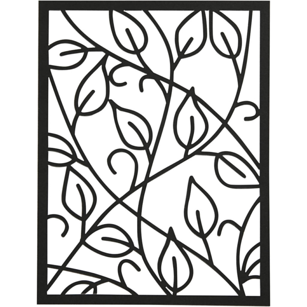 Block aus Karton mit Spitzen-Muster, A6, 104x146 mm, 200 g, Schwarz, Natur, Grau, Weiß, 24 Stk/ 1 Pck – Bild 4