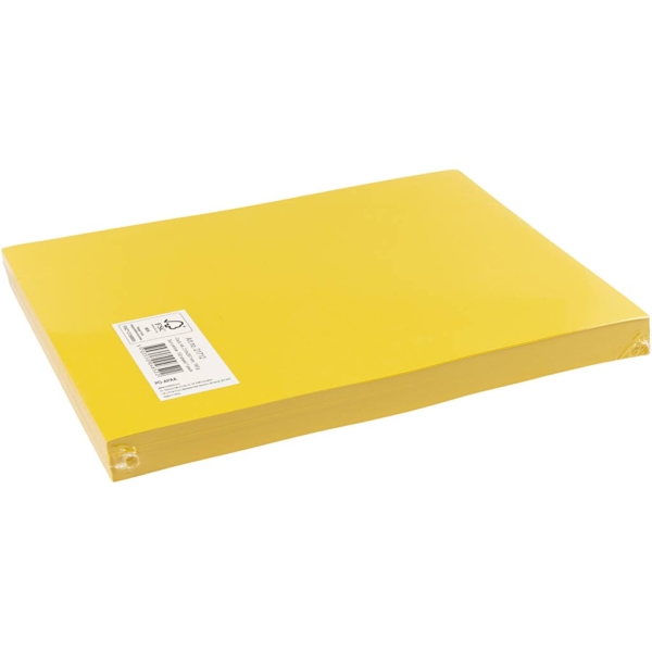 Karton, farbig, A4, 210x297 mm, 180 g, Sonnengelb, 100 Bl./ 1 Pck – Bild 3