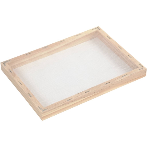 Rahmenform zum Papierschöpfen, A5, Größe 23x17x2cm cm, 1 Stk – Bild 6