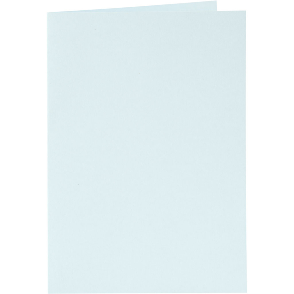 Karten & Kuverts, Kartengröße 10,5x15 cm, Umschlaggröße 11,5x16,5 cm, 110+220 g, Hellblau, 6 Set/ 1 Pck – Bild 2