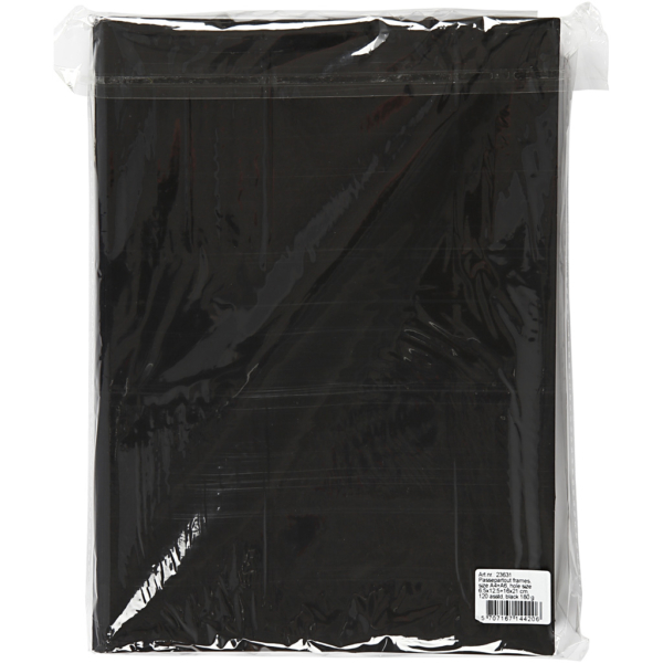Passepartout-Rahmen, Größe A4+A6 , 180 g, Schwarz, 2x60 Stk/ 1 Pck – Bild 3