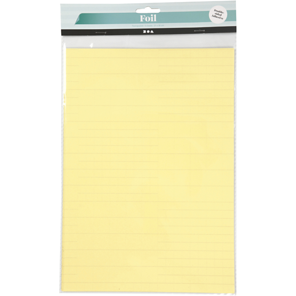 Doppelseitige Klebefolie , 210x297 mm, 5 Bl./ 1 Pck – Bild 2