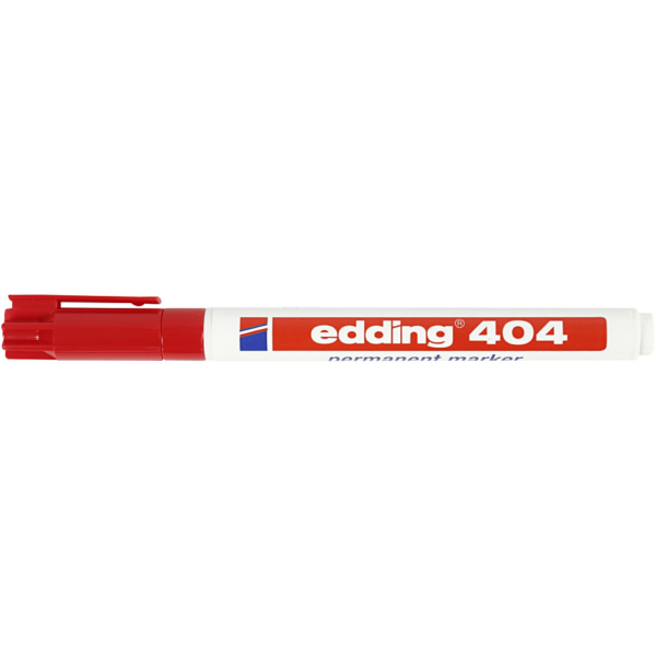Edding 404 Marker, Strichstärke 0,75 mm, Rot, 1 Stk – Bild 2