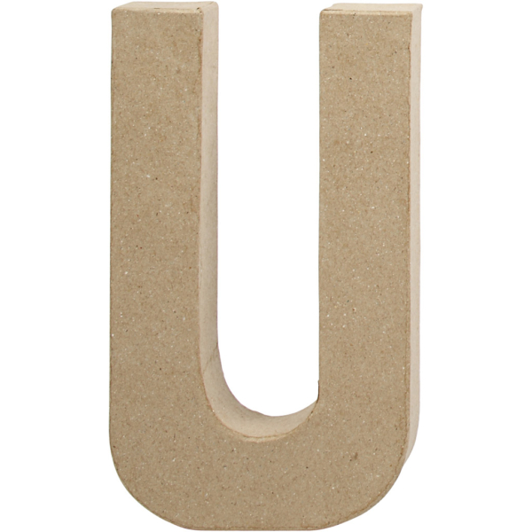 Buchstaben, U, H 20,5 cm, B 11,5 cm, Dicke 2,5 cm, 1 Stk – Bild 2