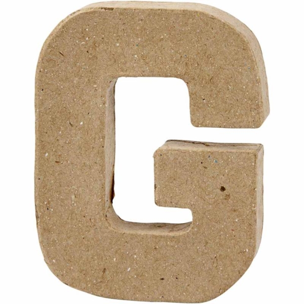 Buchstaben, G, H 10 cm, B 7,7 cm, Dicke 1,7 cm, 1 Stk – Bild 2