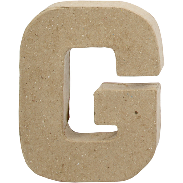 Buchstaben, G, H 10 cm, B 7,7 cm, Dicke 1,7 cm, 1 Stk – Bild 3