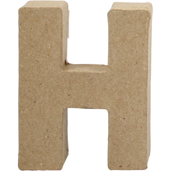 Buchstaben, H, H 10 cm, B 7,6 cm, Dicke 1,7 cm, 1 Stk – Bild 3