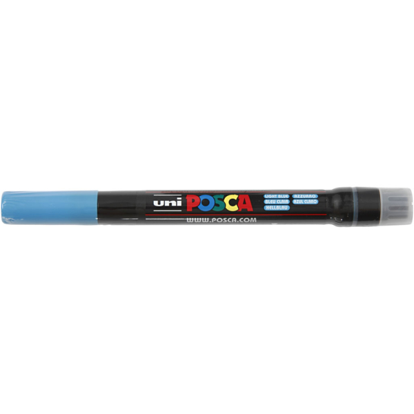 Posca Marker , Nr. PCF350, Strichstärke 1-10 mm, Hellblau, 1 Stk – Bild 2