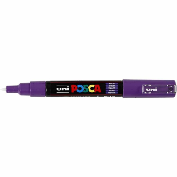 Posca Marker , Nr. PC-1M, Strichstärke 0,7 mm, Violett, 1 Stk – Bild 3