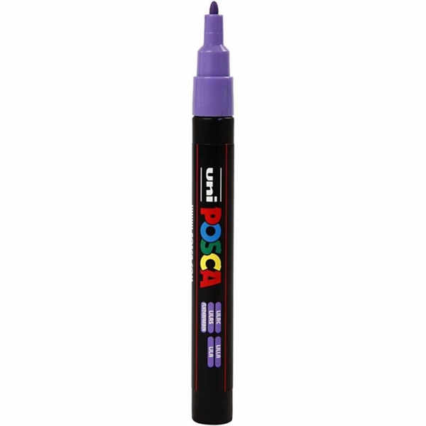Posca Marker , Nr. PC-3M, Strichstärke 0,9-1,3 mm, Flieder, 1 Stk – Bild 2