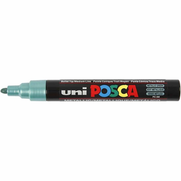 Posca Marker , Nr. PC-5M, Strichstärke 2,5 mm, Metallic-Farben, 8 Stk/ 1 Pck – Bild 5