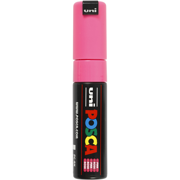 Posca Marker , Nr. PC-8K, Strichstärke 8 mm, Pink, 1 Stk