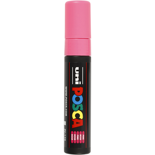 Posca Marker , Nr. PC-17K, Strichstärke 15 mm, Pink, 1 Stk