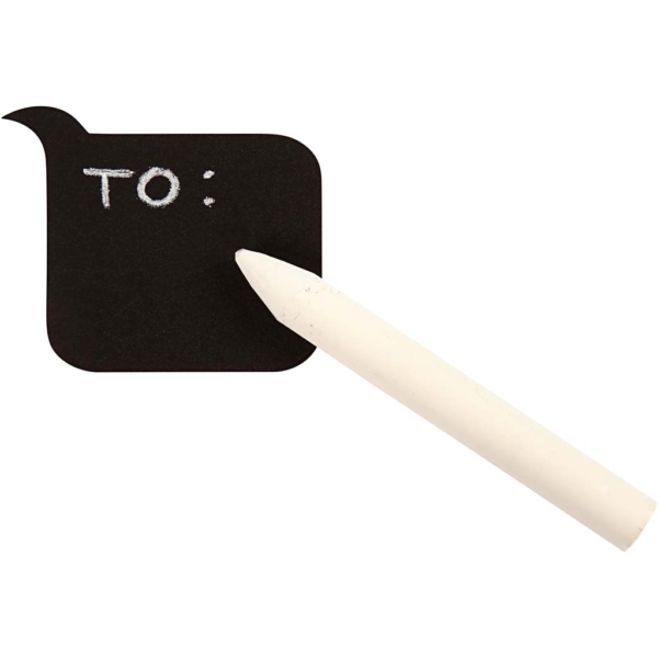 Tafel-Sticker, Kreise und Sprechblasen, 14x18 cm, Schwarz, 2 Bl. sort./ 1 Pck – Bild 4