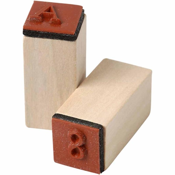 Stempel, Größe 13x13 mm, 42 sort./ 1 Pck – Bild 3