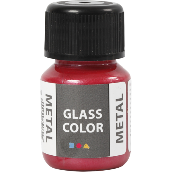 Glass Color Metal, Rot, 30 ml/ 1 Fl.