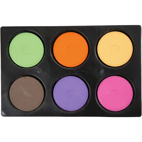 Wasserfarben, H 16 mm, D 44 mm, Zusätzliche Farben, 1 Pck