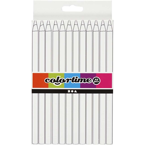 Colortime Buntstifte, L 17,45 cm, Mine 5 mm, JUMBO, Orange, 12 Stk/ 1 Pck – Bild 3