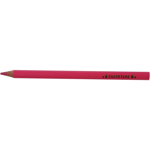 Colortime Buntstifte, L 17,45 cm, Mine 5 mm, JUMBO, Pink, 12 Stk/ 1 Pck – Bild 6