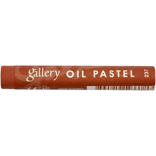 Gallery Ölpastellkreide Premium, L 7 cm, Dicke 11 mm, Rotbraun (237), 6 Stk/ 1 Pck