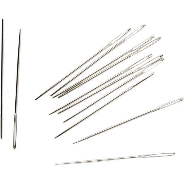 Sticknadeln, Ösenlänge 8 mm , Nr. 20, L 42 mm, mit stumpfer Spitze, 25 Stk/ 1 Pck – Bild 3
