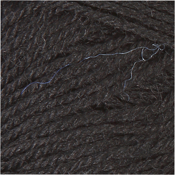 Sockenwolle, L 200 m, Schwarz, 50 g/ 1 Knäuel – Bild 2