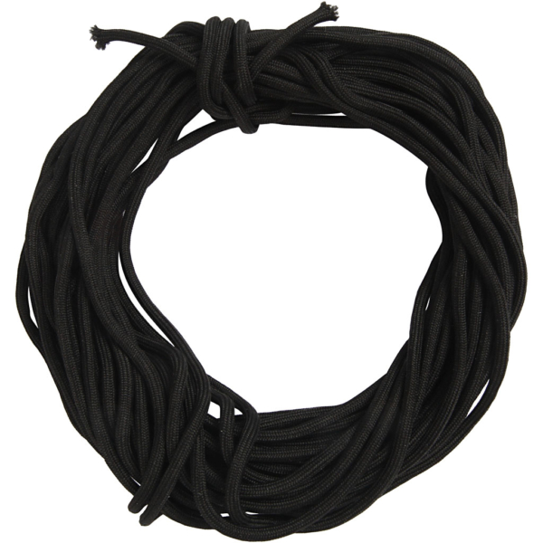 Polyester-Band, Dicke 4 mm, Schwarz, 40 m/ 1 Rolle – Bild 2
