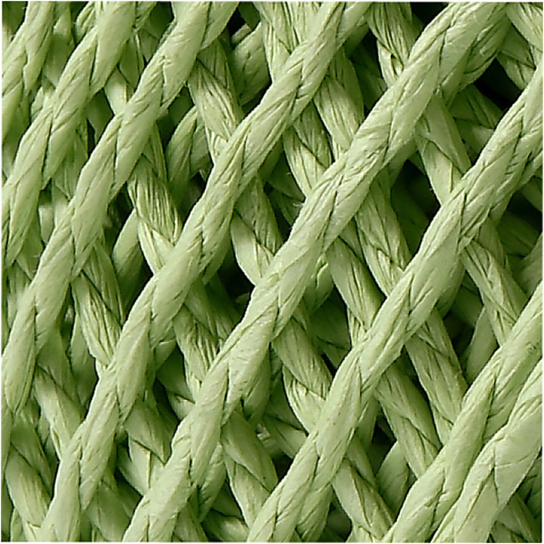 Papiergarn, Dicke 2,5-3 mm, Hellgrün, 40 m/ 1 Knäuel, 150 g – Bild 3