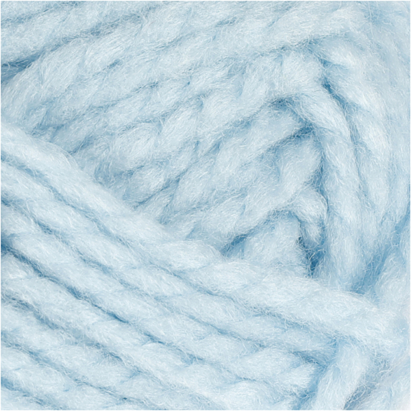 Fantasia Polyacryl-Wolle, L 35 m, Maxi, Hellblau, 50 g/ 1 Knäuel – Bild 2