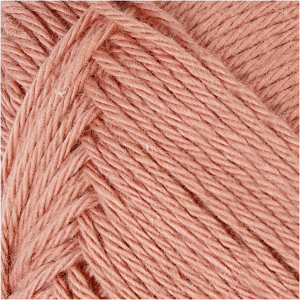 Baumwolle, Nr. 8/4, L 170 m, Altrosa, 50 g/ 1 Knäuel – Bild 3