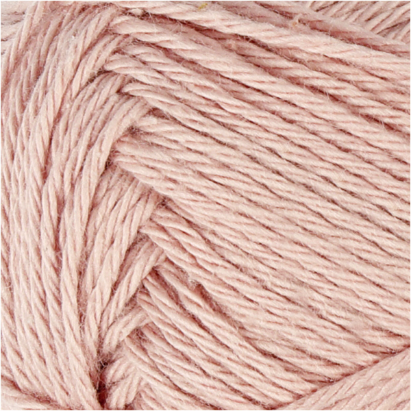 Baumwolle, Nr. 8/4, L 170 m, Hellrosa, 50 g/ 1 Knäuel – Bild 3