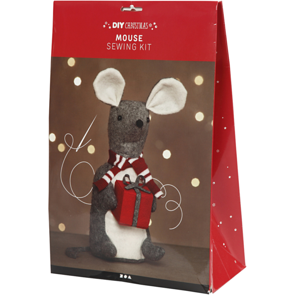 Weihnachtsmaus, H 30 cm, 1 Stk – Bild 3