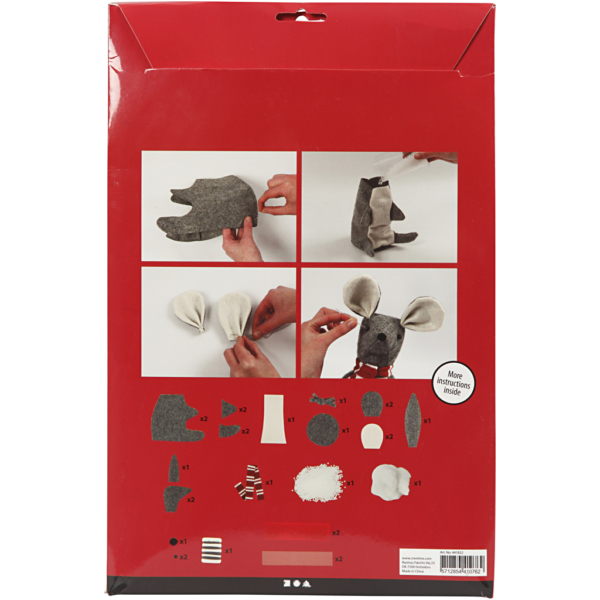 Weihnachtsmaus, H 30 cm, 1 Stk – Bild 4