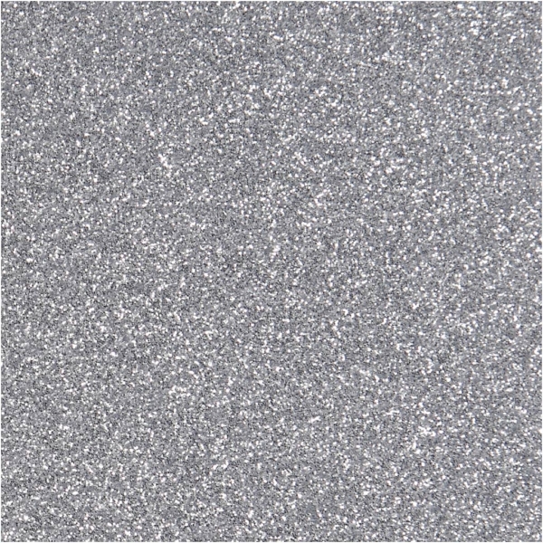 Bügelfolie, A5, 148x210 mm, Glitter, Silber, 1 Bl. – Bild 3