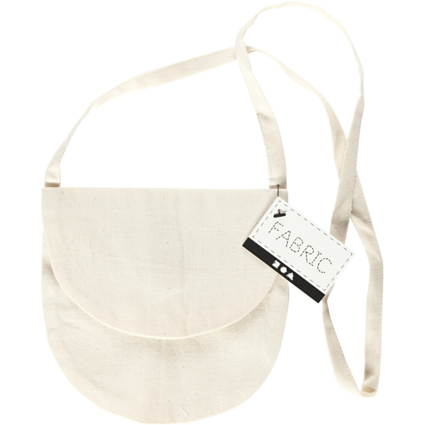 Schultertasche, Größe 15x14 cm, 110 g, Hellnatur, 1 Stk – Bild 2