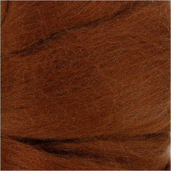 Wolle, Dicke 21 my, Braun, 100 g/ 1 Pck – Bild 3