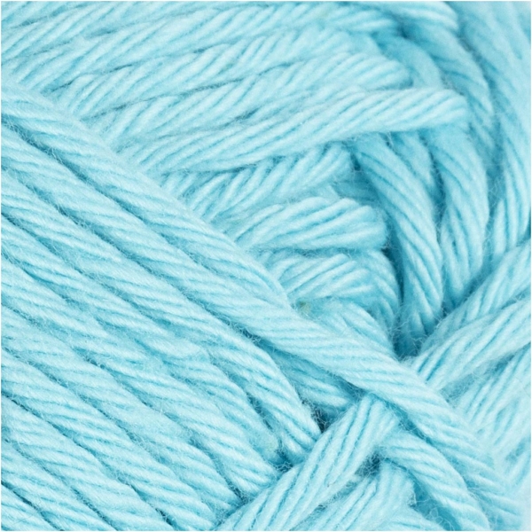 Baumwolle, Nr. 8/8, L 80-85 m, Türkis, 50 g/ 1 Knäuel