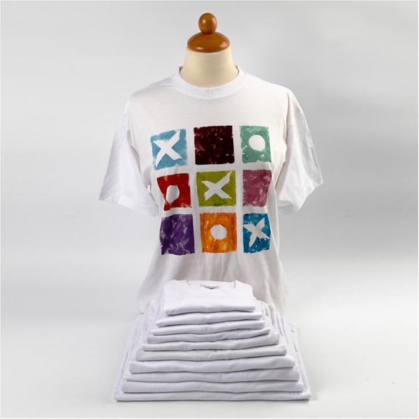 T-Shirts, B 32 cm, Größe 3-4 Jahre, Rundhalsausschnitt, Weiß, 1 Stk – Bild 2