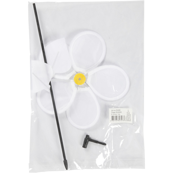 Windrad als Blume, D 20 cm, 1 Stk – Bild 5