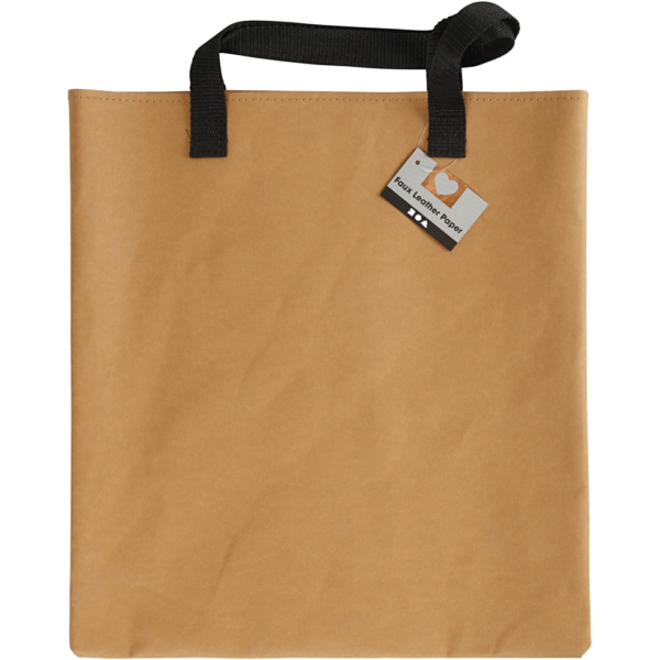 Stofftasche, Größe 35x38 cm, Hellbraun, 1 Stk – Bild 3
