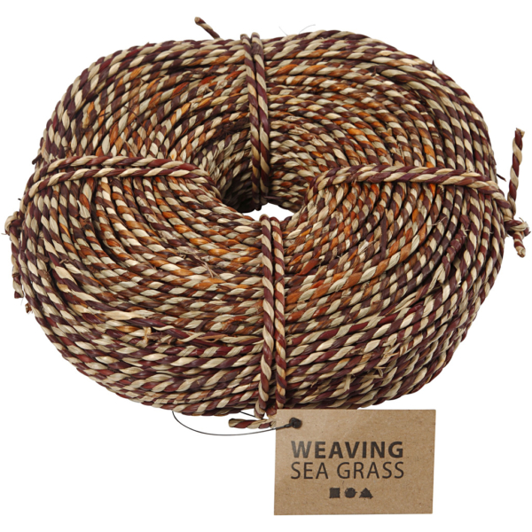 Seegras, Dicke 3,5-4 mm, Braun, 500 g/ 1 Bündl. – Bild 3
